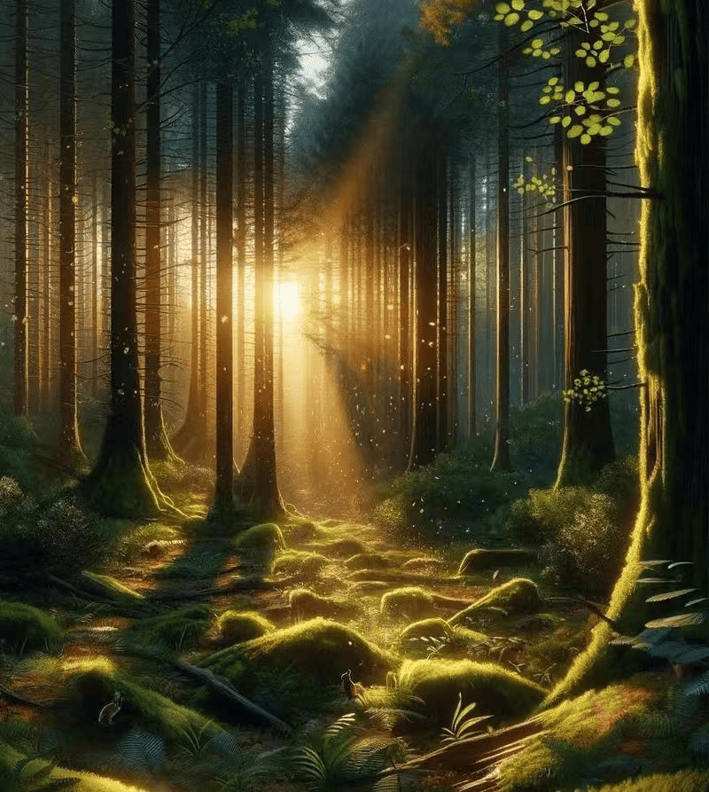 Deep in the forest
